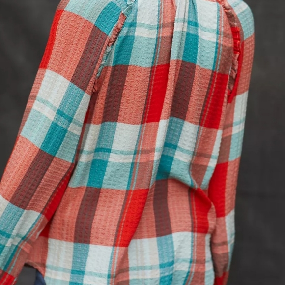 Awesome Brand New Anthropologie Button Down Top. Sz. XL NWT. - Picture 2 of 4